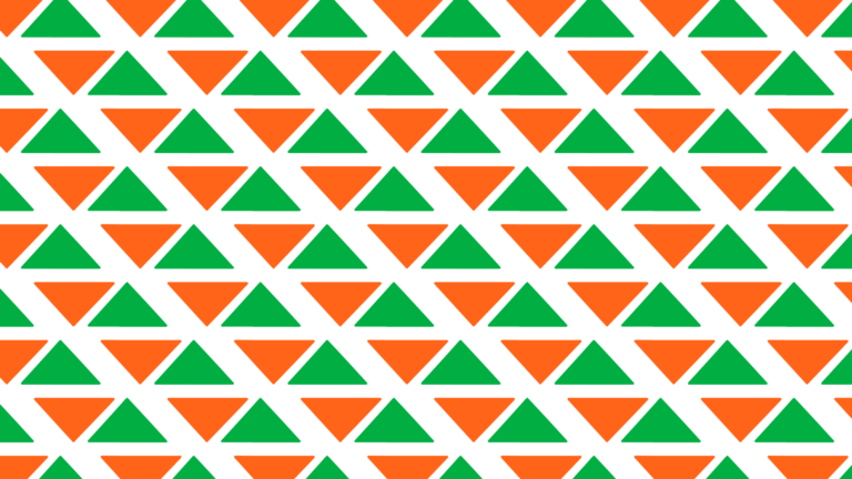 Hi-Pro logo triangles in a pattern