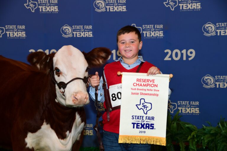 Zeb Murphree and his cow Baize