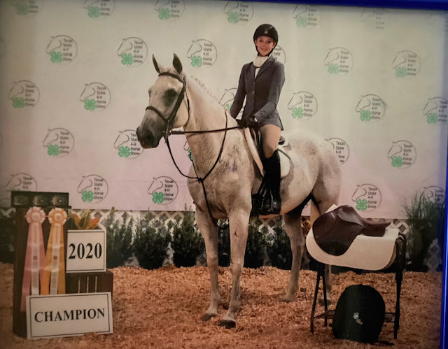 Maci Finley in the Winner's Circle
